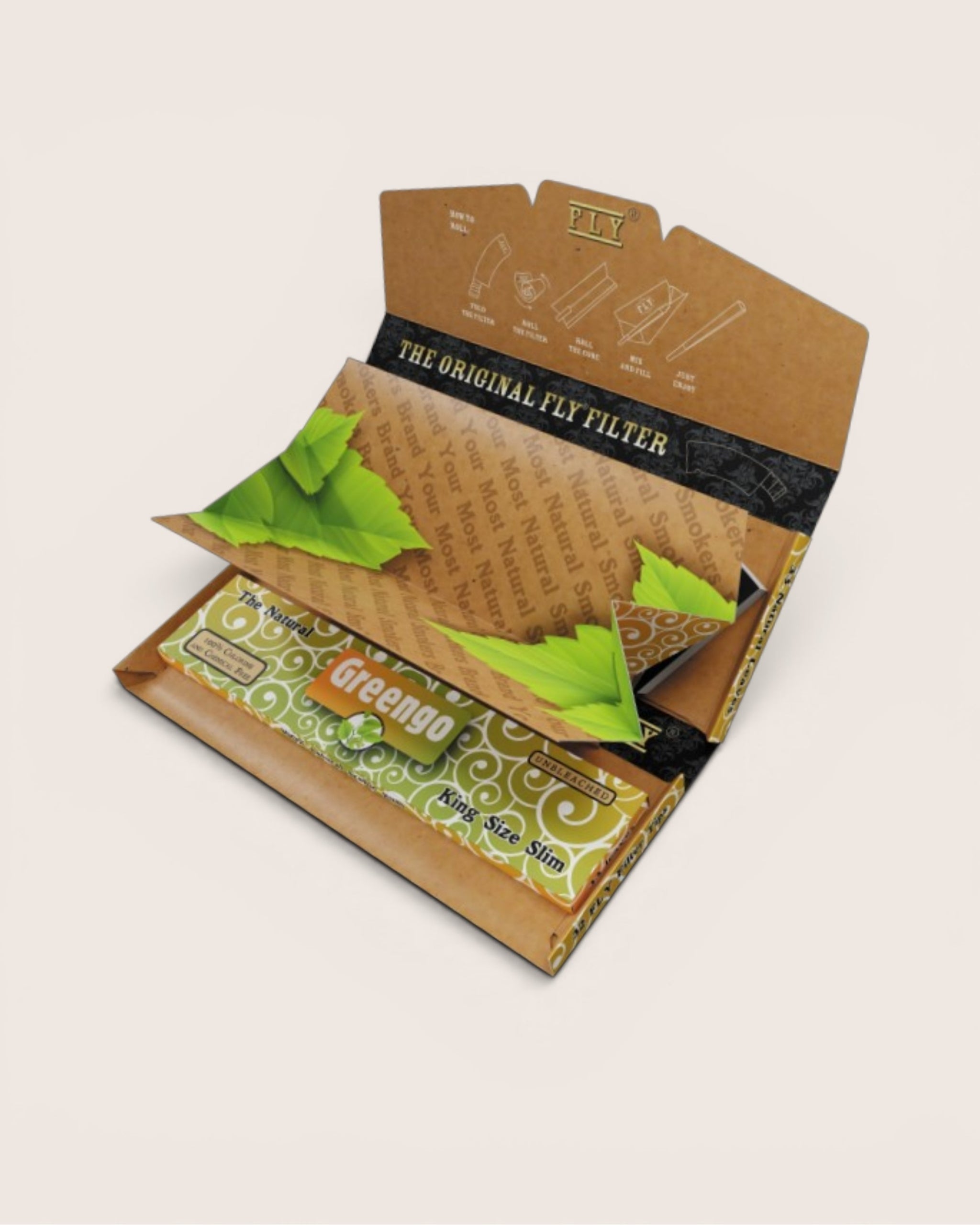 Greengo Black Silk Tray Set King Size