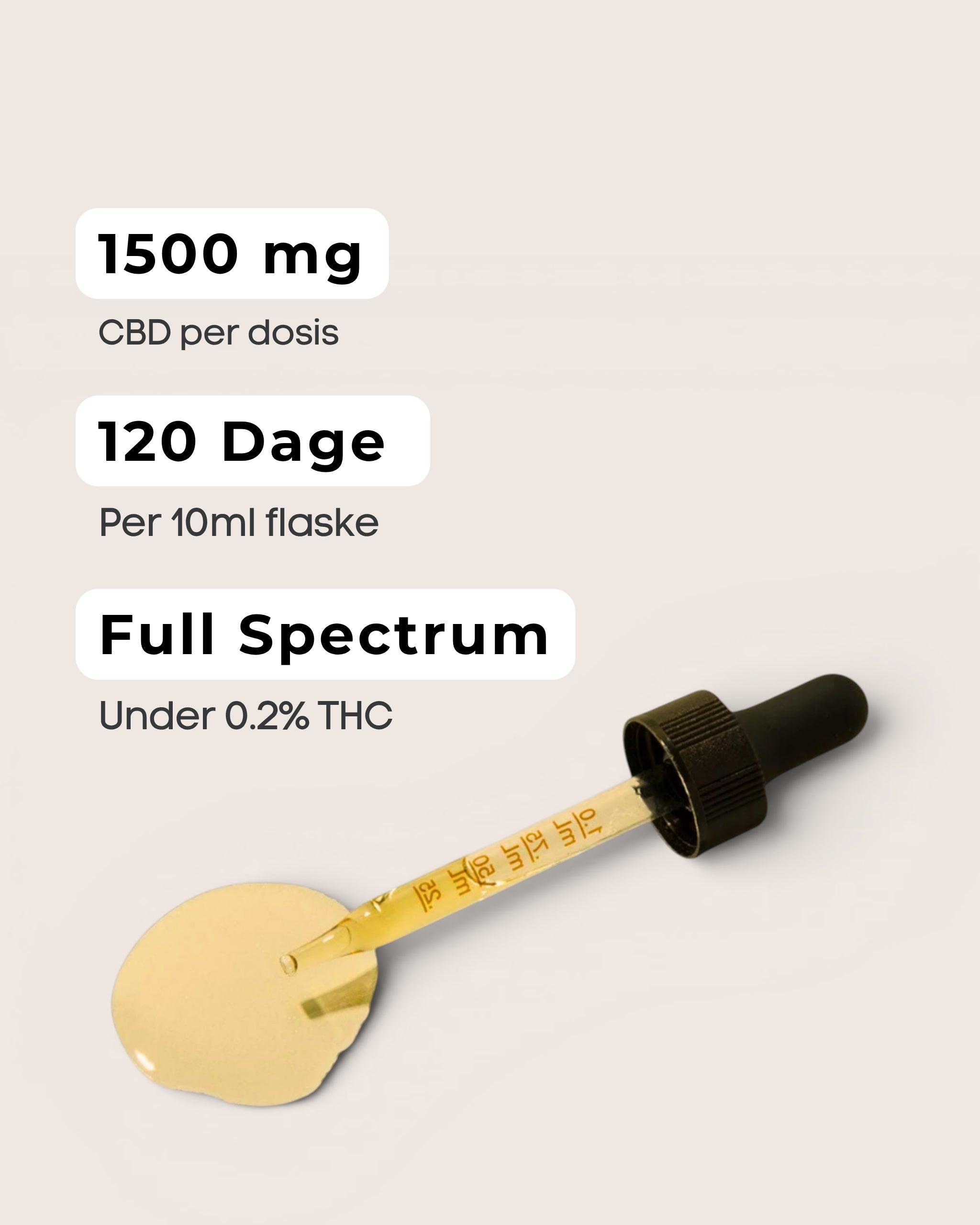 15% CBD Olie Bredspektret