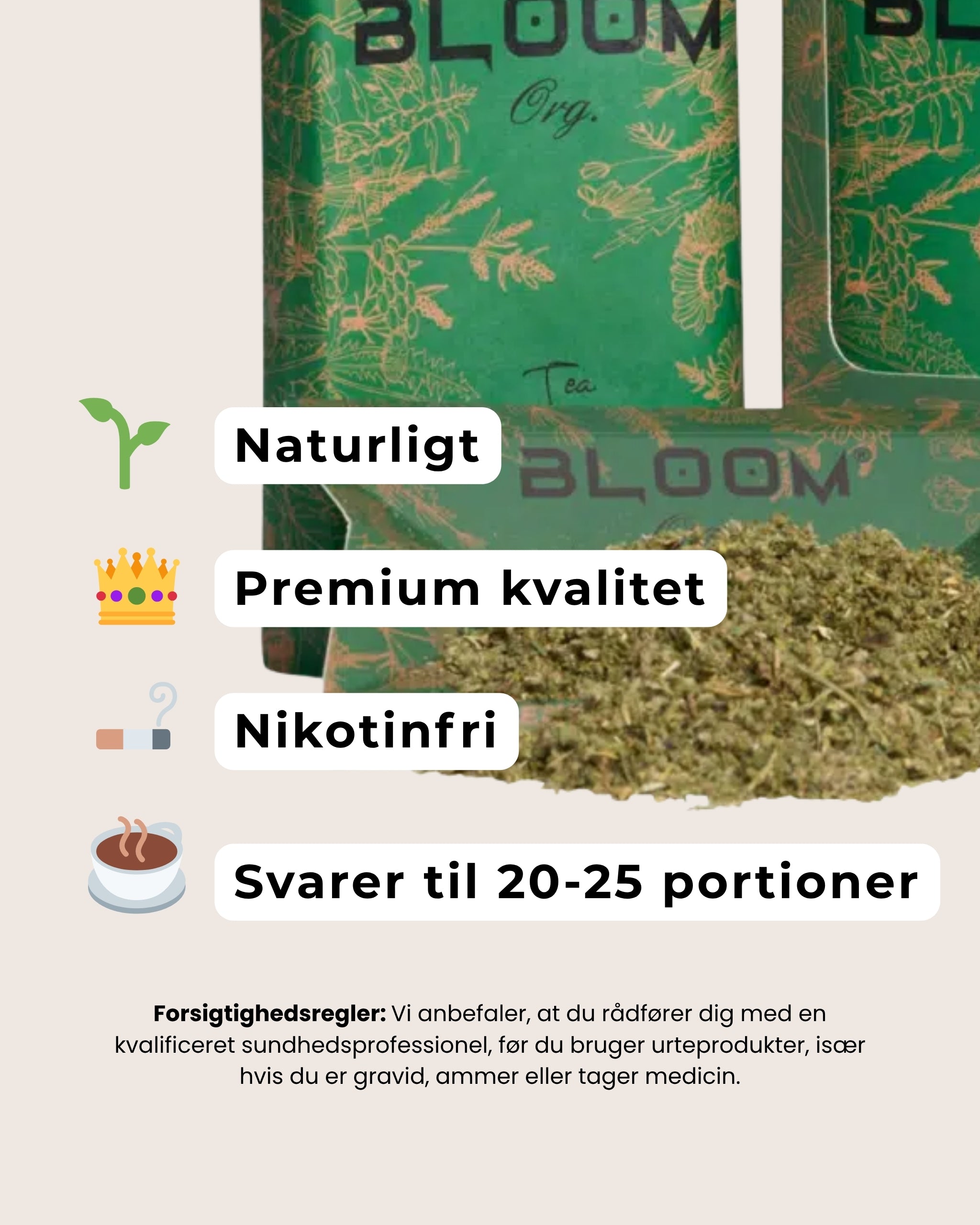 Bloom Herbal Mix Grøn | 20 gram