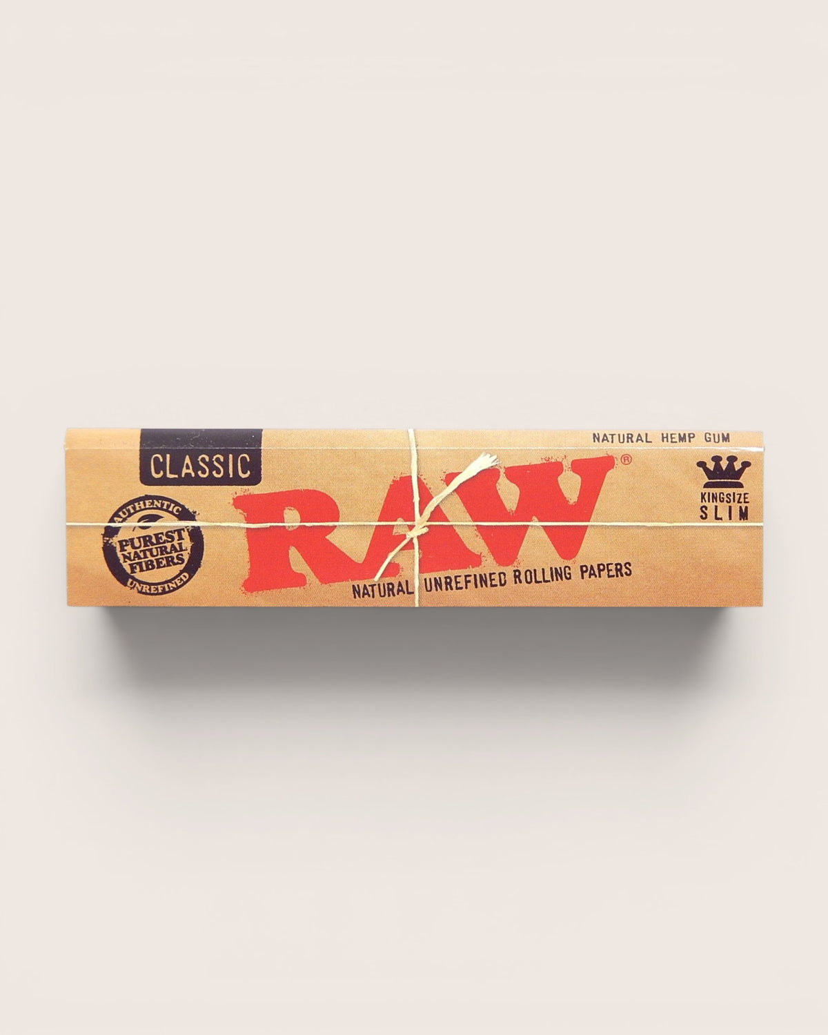 Raw King Size Slim Unbleached Papir
