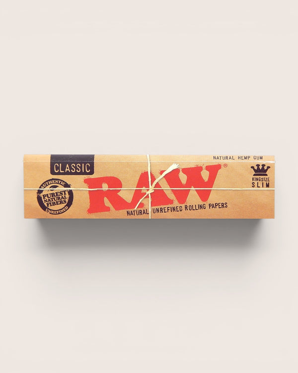 Raw King Size Slim Unbleached Papir